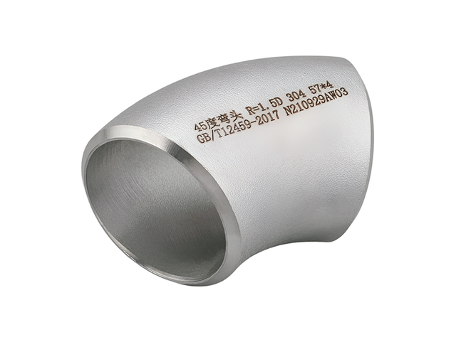 butt weld 45 degree long radius elbow